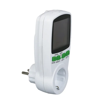 Digital Energy LCD Elektros Wattmeter Smart Įtampa Galia elektros Energijos Skaitiklis Skaičiuoklė Matavimo Stebėti Analizatorius Stebėti