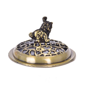 1Pcs Derliaus Dizaino Tibeto Stiliaus Mini Lydinio, Bronzos Smilkalų Degiklis Censer Metalo Amatų