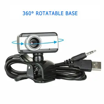USB 2.0 HD Zoom Kamera Su Mikrofonu Lankstus Pasukti Kameros For Desktop/laptop/PC/notebook Vaizdo Pokalbių Kompiuterių Periferiniai įrenginiai