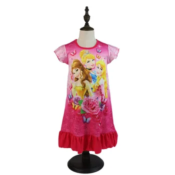 2021 Disney Princess Dress Mergina Vasaros Drabužiai Vaikams, Rūbai Vaikams, Pižama Gimtadienio Suknelės, Laisvalaikio Kostiumas Aurora Gražuolė 3 8