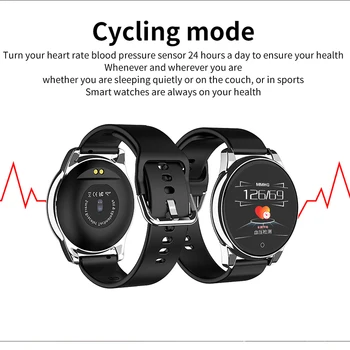 Smart Žiūrėti Moterims, Vyrams Veiklos FitnessTracker laikrodis su Širdies ritmo Monitorius Miego Tracker GPS Sekimo Spalvotas Ekranas 2020 m.