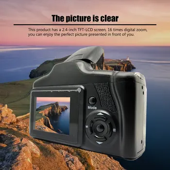 XJ05 Digital SLR Camera 4X Skaitmeninis Priartinimas 2.8 colių Ekranas, 3mp CMOS Max 12MP Rezoliucija, HD 720P TV OUT Paramos PC Vaizdo Dropship
