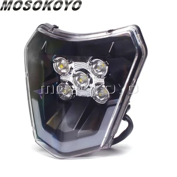 Motokroso Dual Sport LED Šviesų Žibintas, skirtas WIKI XCF XCW 250 300 350 450 500 690 SMC XC-W EXC-F Enduro Šešių Dienų Dirt Bike