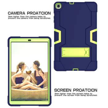 Silikono Šarvai Sunkiųjų Atramą Tablet Case For ipad Mini 1 2 3 4 5 Oro atsparus smūgiams Turėtojas Odos netoksiškas Tablet Case Cover