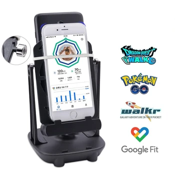 Telefonas Sūpynės Prietaiso Pokemon Eiti Shaker USB 2 Mobilaus Stovo Laikiklį Pedometer Teptuku Stepper Laikiklis Wiggler 
