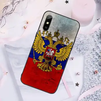 Rusijos vėliava, Herbas Telefoną Atveju Xiaomi Mi Redmi Pastaba 7 8 9 pro 8T 9T 9S 9A 10 Lite pro