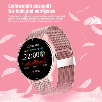LIGE Mados Smart Watch Moterų Širdies ritmo Monitoringo IP67 atsparus Vandeniui Sporto Žiūrėti Vyrų ir Moterų Vandeniui Smartwatch Ponios