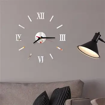 Kūrybinės Skaitmeninės Sieninis Laikrodis Lipdukas Žiūrėti Modernaus Dizaino Laikrodis, 