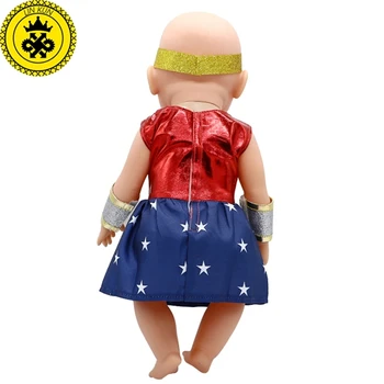 Lėlės ir jų Priedai Lėlės Drabužiai Suknelė Tinka 18 Colių Amerikos&43 CM Reborn Baby Lėlės OG Mergina Lėlės Rusijos Lėlės 