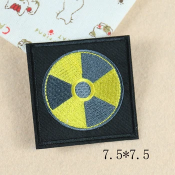 Atominės Elektrinės Radiacinės Lopai Drabužius STALKER Grupuočių Samdinių Vienišiai Siuvinėjimo audinys lipdukai Černobylio Ženklelis