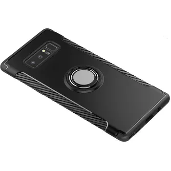 Telefono dėklas, skirtas Samsung Galaxy Note 8 Magnetinio Stovo Žiedas Turėtojas Plonas Hibridinis Sunku Ląstelių Priedai Glaxay Note8 Ne S8 Galaktikų