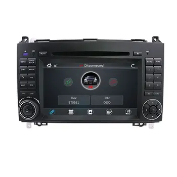 AutoRadio 2 Din Car DVD Grotuvas, Mercedes Benz Sprinter B200 Viano Vito W639 W169 W245 W209 Multimedia, GPS Navigacija, Garso 4G