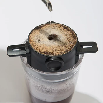 Sulankstomas Nešiojamų Kavos Filtras Kavos Virimo Aparatas Nerūdijančio Plieno Lašinamas Kavos Arbatos Turėtojas Daugkartinio Naudojimo Kompiuterizuotą Apipilti Kava Dripper