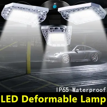 UFO 60W 80W 100W LED E27 Garažas Šviesos Deformuojamieji LED 110V Lemputė Vandeniui LED Aukštos Bay Lemputės 220V Lempa Seminaras Apšvietimas