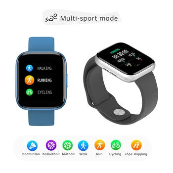 Smart Žiūrėti 1.55 colių Jutiklinis ekranas Sportas Žiūrėti Informacijos Priminimas Smartwatch Sveikatos Fitness Tracker 