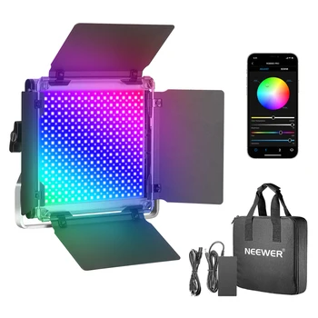 Neewer 660PRO RGB Led Vaizdo Šviesos su APP Kontrolės Žaidimų, Transliacijos, 