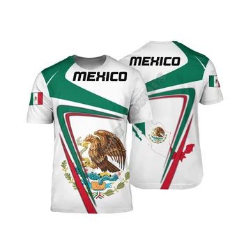 PLstar Kosmosas Meksika 3D Atspausdintas t-shirt Harajuku Streetwear T shirts Hip-hop Vyrų, Moterų trumpomis Rankovėmis 04