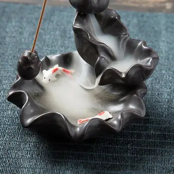 KARŠTO PARDAVIMO!!! Arbatos Krioklys Lotus Moliuskui Smilkalų Degiklis Keramikos Censer Namų Puošybai