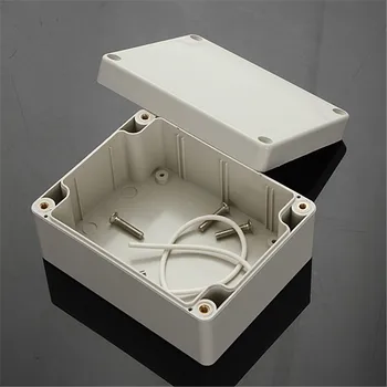 Vandeniui atspari Plastikinė dėžutė Dėžutė IP65 Electronic Projekto Priemonė Atveju Elektros Projektas Lauke ABS Lauko kabelių Paskirstymo Dėžutė Korpusas