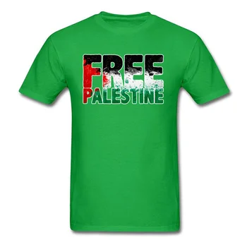 Palestinos Vėliava Marškinėliai Nepriklausomybės Diena Grafinis Tees Vyrams Medvilnės T Shirts, Naują Atvykimo Berniukas Top marškinėliai Aukštos Kokybės