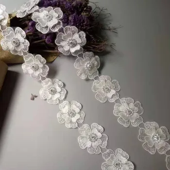 10VNT White Pearl Gėlių 