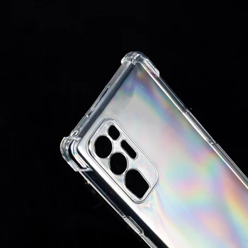 Dėl KOLEGA Reno 5 Pro Plus 5G Atveju Ultra Crystal Clear Smūgio Sugėrimo Technologija Bamperis Minkštos TPU Padengti Atveju KOLEGA Rasti X3 Neo