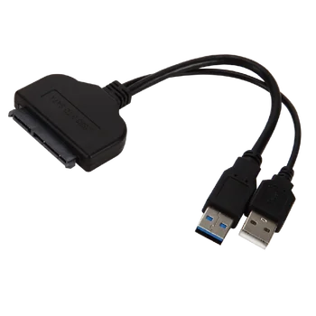 USB 3.0 Prie SATA Išorinis Maitinimo Standųjį Diską, Konverteris, Laidas USB 3.0 Prie SATA 22 Pin Adapteris iš 2.5 Colių HDD SSD Aukštos Kokybės
