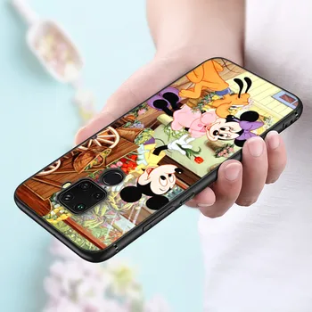 Minkštas Viršelis Mickey Minne Smagiai Huawei P Smart 2020 2021 Z S Mate 40 RS 30 20 20X 10 Pro Plus Lite 2019 Telefono dėklas