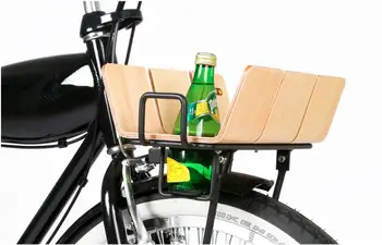 Senovinių Dviračių priekiniai krepšelį bambuko krepšelį road bike / kalnų dviračių priekinė bagažinė, dviračių priedai