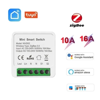 10A 16A Zigbee 3.0 Mini Smart Switch 