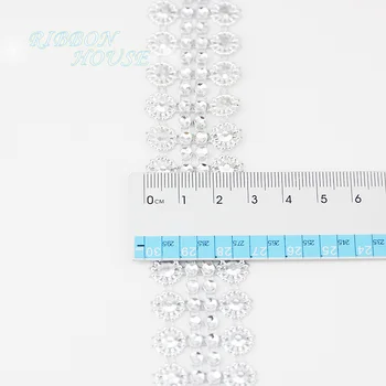 (5 metrų/roll) 30mm kalnų krištolas Roll Juosta Tiulio Kristalų Akių Wrap Juostelės Tortas Vestuvių Dekoravimas Blizgučiai Žavinga Bling Diamond