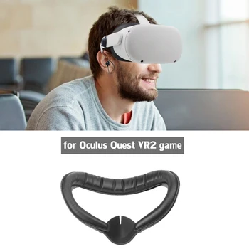 Už Oculus Quest 2 VR Pakeitimo PU Veido Sušvelninti Veido Dangčio Laikiklis Apsauginis Kilimėlis Akių Padas Oculus Quest 2 VR Priedai