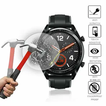 Grūdintas Stiklas Ekrano Apsaugos Huawei Žiūrėti GT 2 Pro Sprogimo Įrodymas, Anti Nulio Smartwatch Apsauginis Stiklas