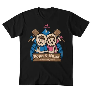 Popo& Nana marškinėliai ledo alpinistai popo nana kalnų žaidimų retro