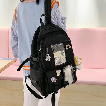 Moterims, kuprinės mielas paauglių studentų kuprinę, 2021 m. pavasarį didelės talpos vandeniui nailono kelionės krepšys Mados Moterų nešiojamojo kompiuterio krepšys