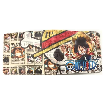 Naujas Atvykimo Anime One Piece Luffy Teisės Ace Piniginės Trumpas Rankinėje Jaunų Sekminių Kortelės Turėtojas Monetų Kišenėje