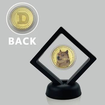 1pcs Wow Dogecoin Ada Cardano Kriptografijos Bitcoin Litecoin Ethereum Cryptocurrency Minėjimas Metalo Monetą Kuriame Stovi