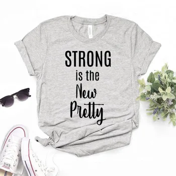 Stiprus Yra Gana Naujas T-shirt Mergina Galia Marškinėliai Feminizmo Atsispirti Posakis, Šūkis Feministe Moteris Tee Grunge Tumblr Mergina Stilius Viršų