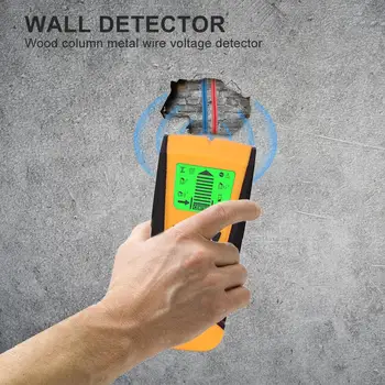 3 1. Metalo Detektorius Medienos Smeigės Detektorius, Ieškiklis AC Įtampos Live Wire Aptikti Sienų Skeneris, Vamzdžius, Metalo Ieškiklis Sienos Detektorius