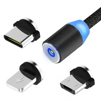 1pc USB Prievado Magnetinės Galvos Magnetinio kištukinis Adapteris, Įkroviklis IPhone 