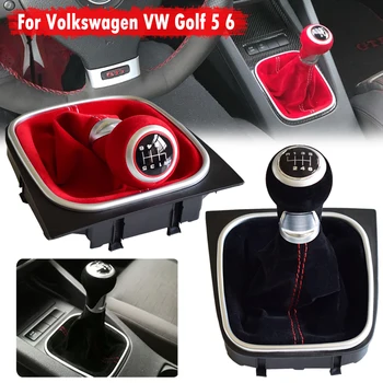 Volkswagen Golf 6 MK6 GTI 2004-2009 m. 5 6 Greičio Jungiklis Automobilio Odos Įkrovos Pavarų Perjungimo Rankenėlė Galvos Svirties Dangtelis Priedai