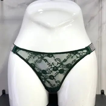 Europos Stilius, Seksualus Apatiniai Moterims Diamond Thong Kelnės Sexy Nėrinių Kelnaitės Besiūlių Komforto, G-String Kelnaičių Moterų apatinis Trikotažas