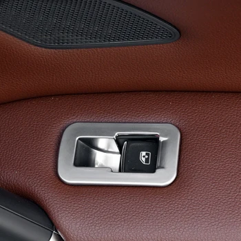 Kairėje Ratai! VW Volkswagen Golf 7 MK7-2018 M. ABS Matinių vidinių Durų rankų atramos duryse esantį Mygtuką Padengti Apdaila 4pcs