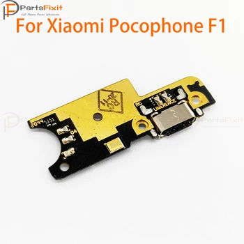 Įkrovimo Valdybos Flex Už Xiaomi Mi Pocophone F1 poco f1 USB Jungtis Dock Įkroviklis PCB Pakeitimo