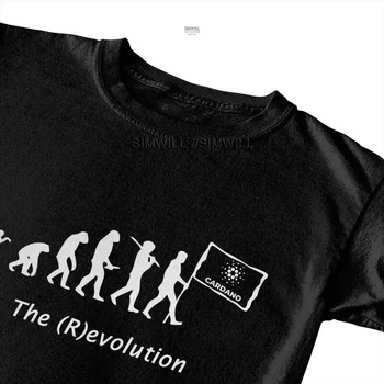 Cardano ADA Revoliucijos Cryptocurrency Marškinėlius Vyrai Tee Viršūnes, Medvilnės Marškinėliai trumpomis Rankovėmis Blockchain marškinėlius, Dovanų Idėjos Merch