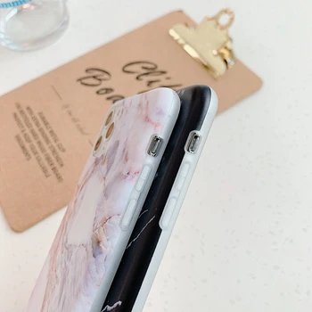 Moskado Marmuro Akmens Tekstūros, Telefono dėklas Skirtas iPhone 12 Pro 11 Pro Max X XR XS 7 8 6 6s Plius Spalvinga Minkšta DTD Silikoninis Galinio Dangtelio