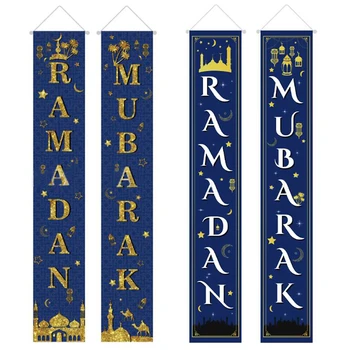 Ramadanas Mubarakas 30Days Advento Kalendorius Kabo Manė, Atgalinės atskaitos Kalendorius Eid Mubarakas Užuolaidų, Namų Deco Ramadanas Apdailos Reikmenys