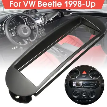 Naujas 1 DIN Car Stereo Skydo Plokštė Refitting Į Brūkšnys Automobilio Radijo Fascias VW Beetle 1998-2018