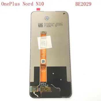 Originalą Oneplus Nord N10 5G Lcd Ekranas+Touch Stiklas, skaitmeninis keitiklis Pantalla Pakeitimo BE2029