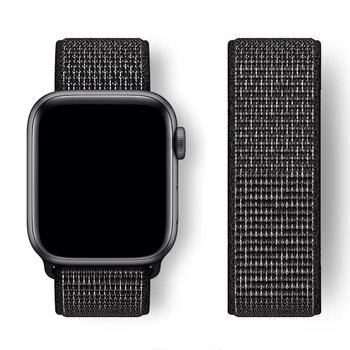Iš nailono, Apple Watch band 44mm 40mm 42mm 38mm iwatch Serijos 3 4 5 6 SE Sport Linijos watchband Apyrankę correa 